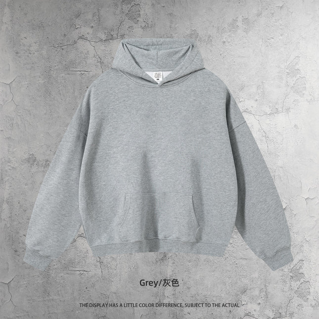 Cai Xiang Island Men's Clothing | Cross-Border European and American Style Loose Heavyweight 430g Pure Cotton Hoodie Men's Street Fashion Sweatshirt and Pants Two-Piece Set
