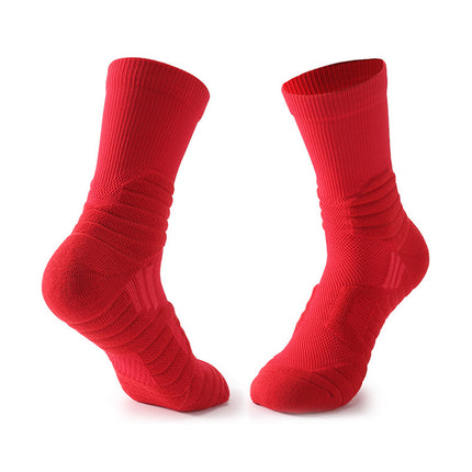 Professional Football Socks for Men, Towel-Bottomed, Mid-Calf, Thickened, Non-Slip Sports Socks, Wholesale Cross-Border Winter Sports Socks