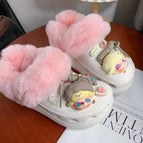 Long wool socks-pink / 22-23 without shoes
