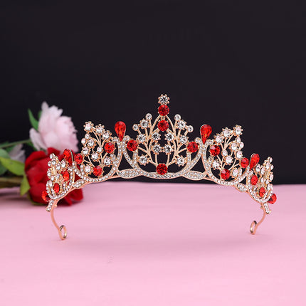 Bridal Crown Headwear 2024 Eighteen Years Old Adult Ceremony Princess Best Friend Gift Birthday Internet Celebrating Rhinestone Crown