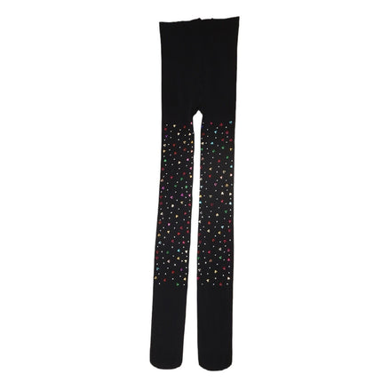 Black leggings women autumn and winter thick black silk 2024 new spring and autumn stockings pantyhose peach heart socks wholesale