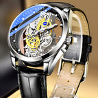 520 [double-sided hollow] black leather