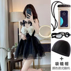 0831 black + swimming cap + mobile phone bag + swimming goggles / One size fits all【recommended 37.5-47.5kg】
