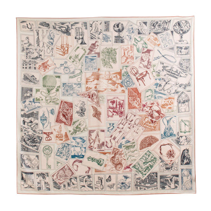 New Style Women's Silk Wool Scarf, Retro Printed Square Scarf, Sun Protection and Warm Neck Scarf, Dual-Use Decorative Scarf