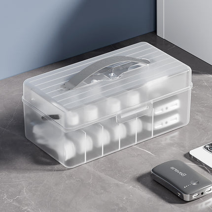 Desktop Data Cable Dust-Proof Compartment Storage Artifact Mobile Phone Charger Charging Cable Headphone Cable Organizer Compartment Box