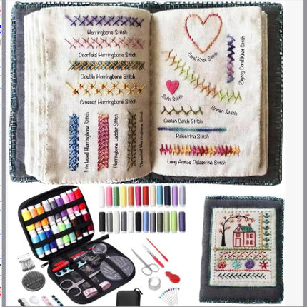 Cross-Border Hot-Selling Household Portable Sewing Kit, Daily Sewing Tools Multi-Piece Set, Handmade Sewing Kit