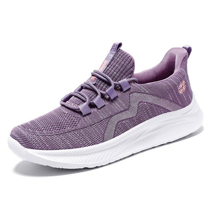 Summer New Style Walking Shoes, Shallow-Mouthed Women's Shoes, Casual Running Shoes, Comfortable Mom Shoes, Breathable Middle-Aged and Elderly Sports Shoes
