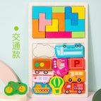 Traffic two-in-one Russian three-dimensional puzzle