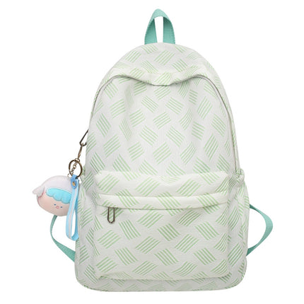 Ins Fresh and Sweet Student Schoolbag New Women's Bag Quilted Simple Backpack Casual Versatile Backpack