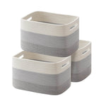 38*25*22.5cm / White plus light gray plus dark gray