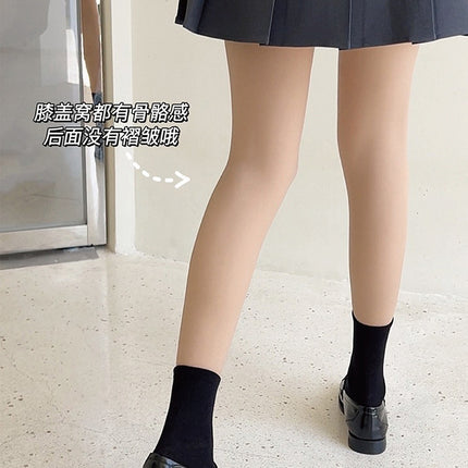 Autumn and Winter Special Liquid Foundation Bare-Leg Pantyhose for Women, Fleece-Lined, Delicate Natural Nude Feel, Slight Compression, Tummy Control, High Waist