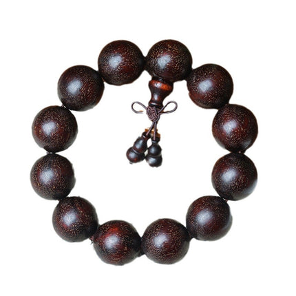 Venus Old Material Zambia Lobular Red Sandalwood Handheld Chain High Oil Mimi Buddha Bead String New Chinese Style Ornament for Men and Women