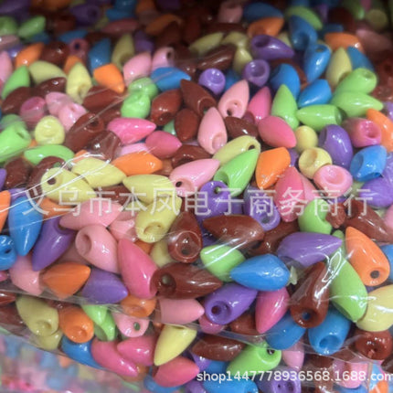 solid color color beads diy bracelet string loose beads material children beaded handmade keychain jewelry accessories
