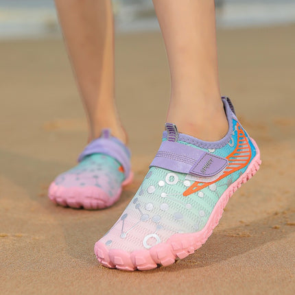 Cross-Border Unisex Children's Water Shoes for Indoor Activities Like Jump Rope and Aerobics, Dual-Use for Water and Land, Barefoot Swimming and Water Play Shoes, Beach Shoes