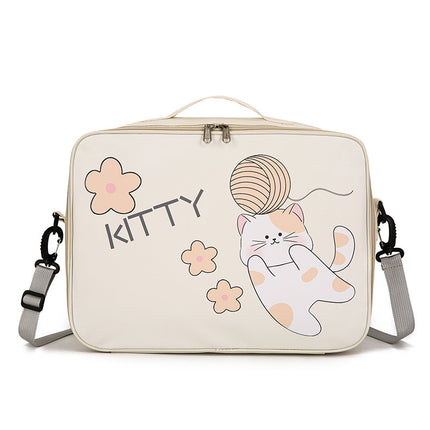 Short-Distance Travel Storage Bag, Clothing Storage Bag, Shoulder Bag, Large-Capacity Boarding Bag, Portable Luggage Bag, Travel Bag