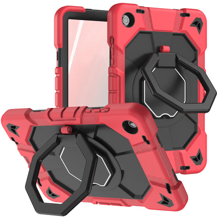Suitable for Samsung Tab A9+ Tablet Protective Cover Satchel A9Plus Silicone Rotating Stand Kidsren's Anti-Fall Shell