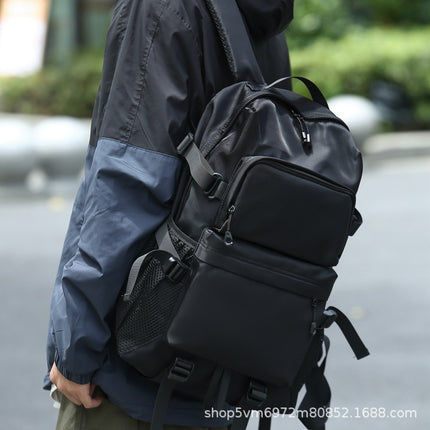 Japanese-Style Trendy Functional Backpack Men's Large Capacity Travel Bag for College Students Casual Men's Bag
