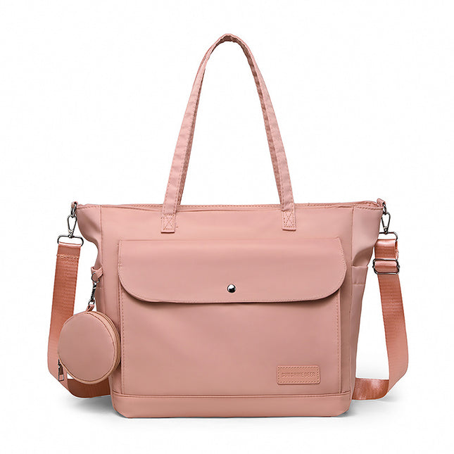 Large Capacity Mommy Bag Oxford Tote with Chain / Grand sac maman bébé Oxford grande capacité avec chaîne