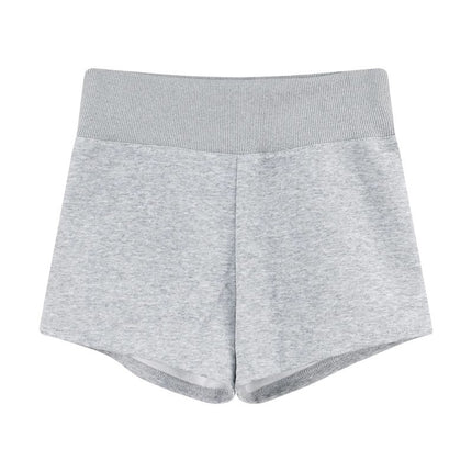 Gray Hot Pants New Style Slimming Hot Girl Shorts for Women Summer High-Waisted A-Line Casual Sports Shorts for Petite Figures 2025 Outerwear