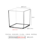Transparent storage box [12*12cm] [cannot be stacked]