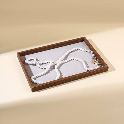 Jewelry Storage Box High-grade Exquisite Large Capacity Earrings Earrings Necklace Dressing Table Watch Jewelry Jewelry Display Stand