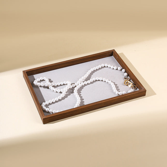 Jewelry Storage Box High-grade Exquisite Large Capacity Earrings Earrings Necklace Dressing Table Watch Jewelry Jewelry Display Stand
