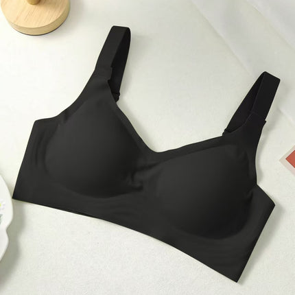 Explosive Underwear Traceless Jelly Soft Support No Steel Ring Cloud Sense Extender Bra Gathering Side Fit Fixed Cup plus size