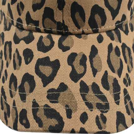 Summer sun protection leopard print baseball cap for men and women cross-border sunshade UV protection outdoor mountaineering fishing cap