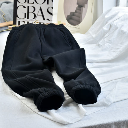 [Cashmere Sweatpants] Winter Women's fleece-lined Thickened Sports Sweatpants Leg Pants Sports Casual All-match Pants
