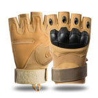 Soft shell half finger frosted sand color / M