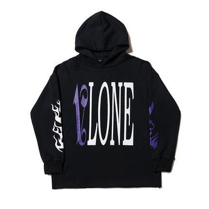 Lone Sweatshirt Wang Yibo with Hiroshi Fujiwara Limited Fashion Brand Big V Valentine's Day Couple Loose Long Sleeve Hoodie