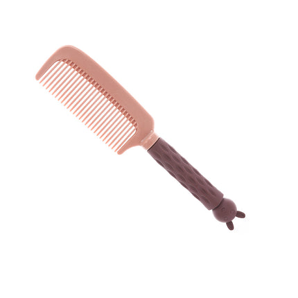 Adult curly hair plastic comb student Korean style Net Red Girl anti-static cartoon soft cute home straight hair comb wholesale