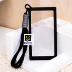 Ticket stub case + lanyard black