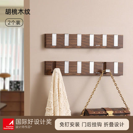 Wood Grain Door Hook No-Drill / Crochet Porte Bois Sans Perçage