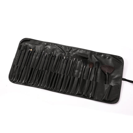 Low-Priced 24-Piece Makeup Brush Set, Animal Hair Portable Beauty Tools