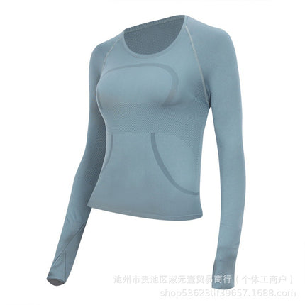 Lulu Original Label Quick-Dry Yoga Wear Sports Long-Sleeve 2.0 T-Shirt Swiftly Tech Women's Round-Neck Slim Fit