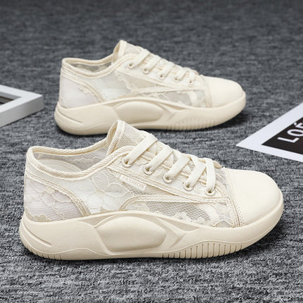 2025 Shake Voice Live high quality Entity Hollow Big Eye Mesh Flower Sports plus size Women's Shoes Outdoor Running Shoes