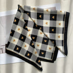 01#-black grid / 53cm*53cm