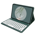 Oppo pad 11inch / Dark night Green + color bottom round cap ordinary keyboard