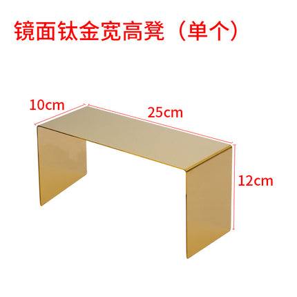 Clothing Store, Shoe Store, and Bag Display Props, High and Low Models, Stainless Steel Shoe and Bag Display Racks, Hot-Selling Cross-Border Items