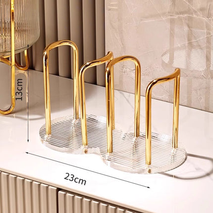 Acrylic Paper Cup Holder Disposable Cup Picker Straw Cup Desktop Storage Rack Household Coffee Tea Cup Rack