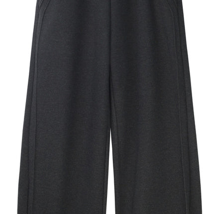 New Autumn and Winter Women's Personalized Versatile Scimitar Pants for Travel, Sports Casual Pants, Loose Wide-Leg Sports Pants