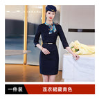 navy blue dress (excluding belt) / S