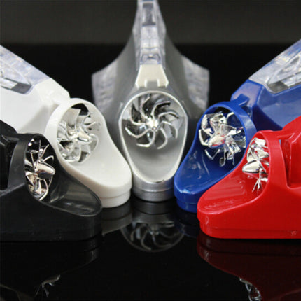 Car Wind Lamp Decorative Shark Fin Flash Light Solar Anti-Rear Collision Antenna Light Wind Energy Anti-Rear Collision Antenna Light