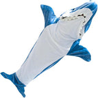 Dark blue shark sleeping bag / M