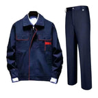 Navy blue and orange block thickened set [polyester card] / 160/S