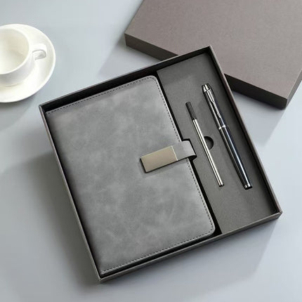 Cross-border notebook suit custom stationery company activity business notepad gift box wholesale printable logo