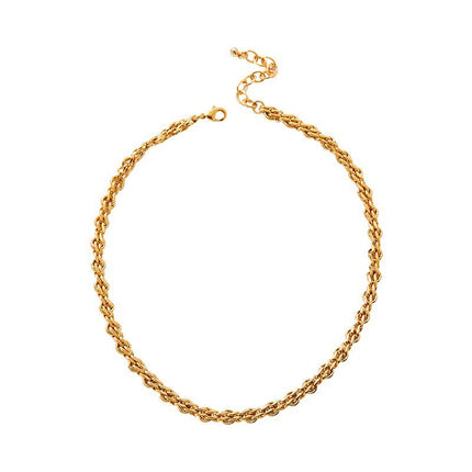Lishan Versatile Bowknot Accessories Titanium Steel Metal Chain Series Layered Natural Stone Necklace Clavicle Chain for Women