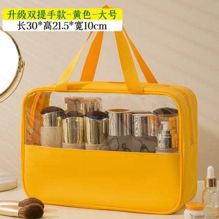 New Large Capacity Cosmetic Bag Desktop Box Swimming Waterproof Transparent Bag Travel Portable Toiletry Storage Bag
