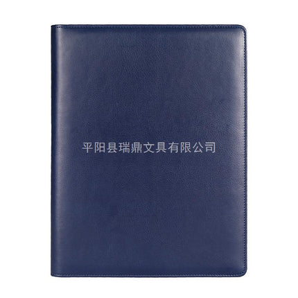 A4 Leather File Clipboard with 8-Digit Calculator Multi-Functional Manager Clip Car 4S Shop Folder to Make Log Storage